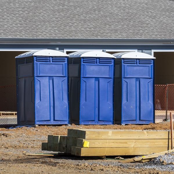 how can i report damages or issues with the portable restrooms during my rental period in Howard City MI